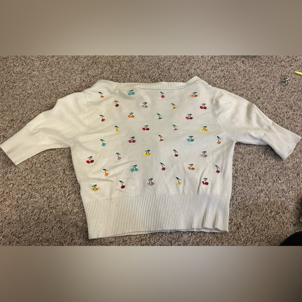 Voodoo Vixen Cream Colored Cardigan